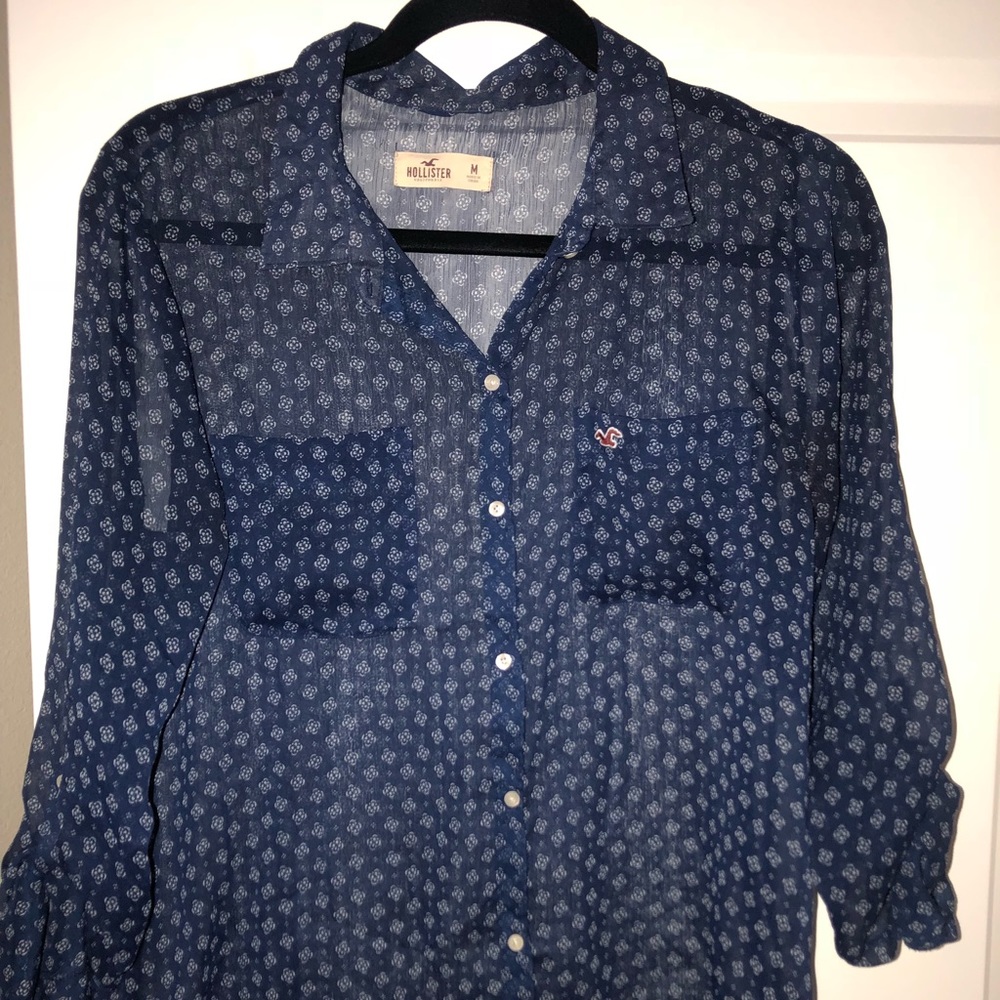 Hollister button up top